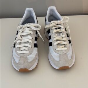 White and Black Sneakers